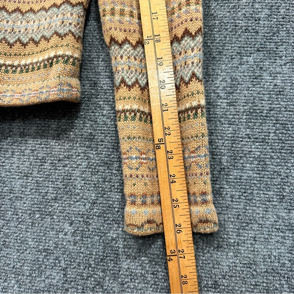 Lauren Ralph Lauren fair isle cashmere angora blend cardigan sweater size SMALL - Picture 14 of 14